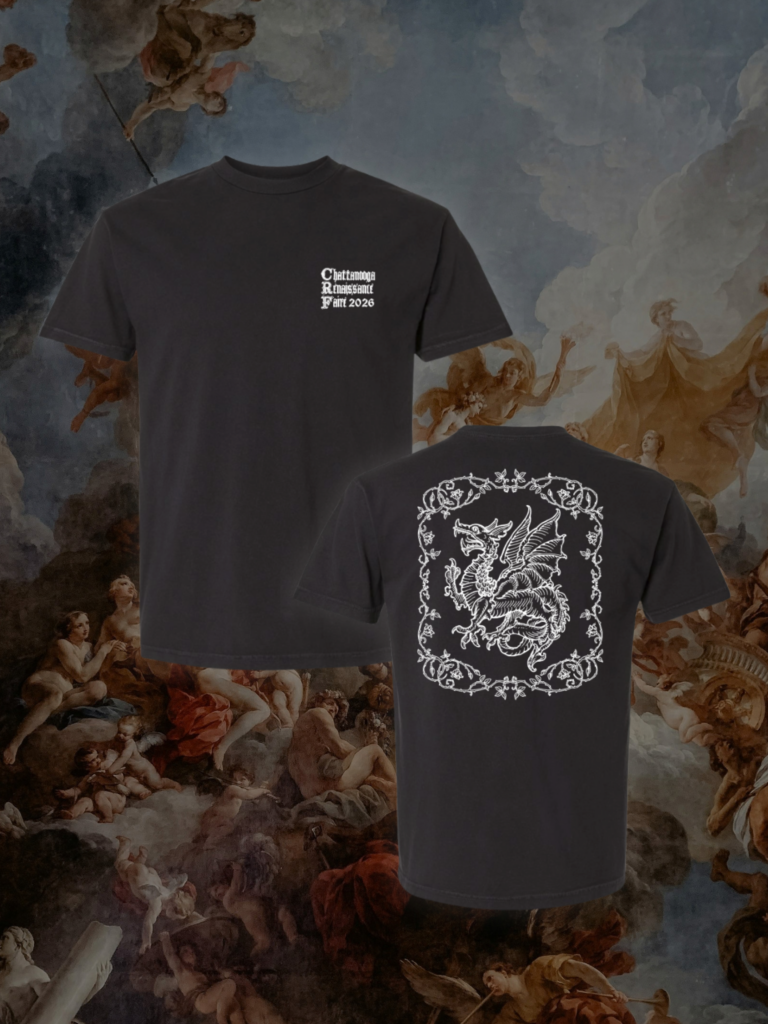 Dragon with Renaissance Border Tee