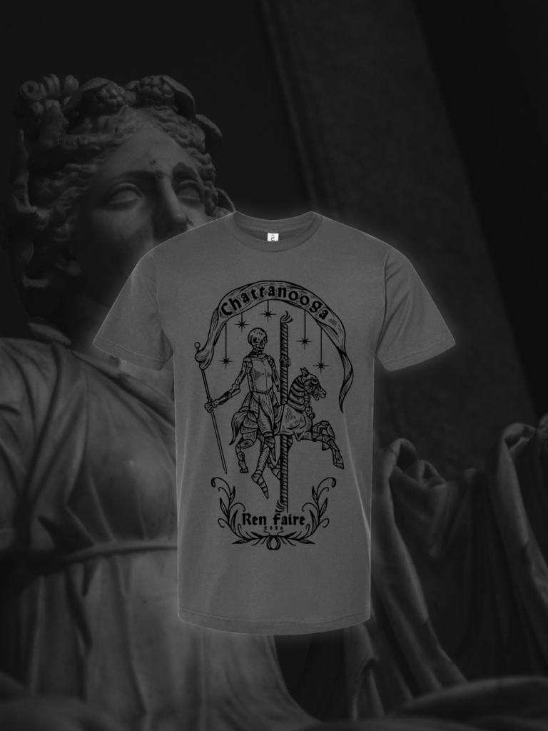 Skeleton Knight on the Carousel Tee