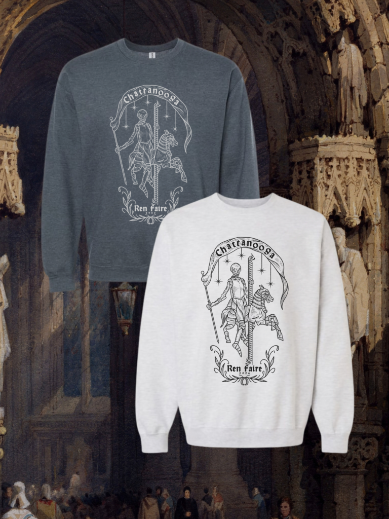 Skeleton Knight on the Carousel Sweater